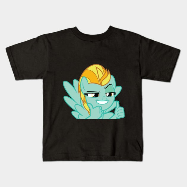 Lightning Dust approves Kids T-Shirt by Wissle